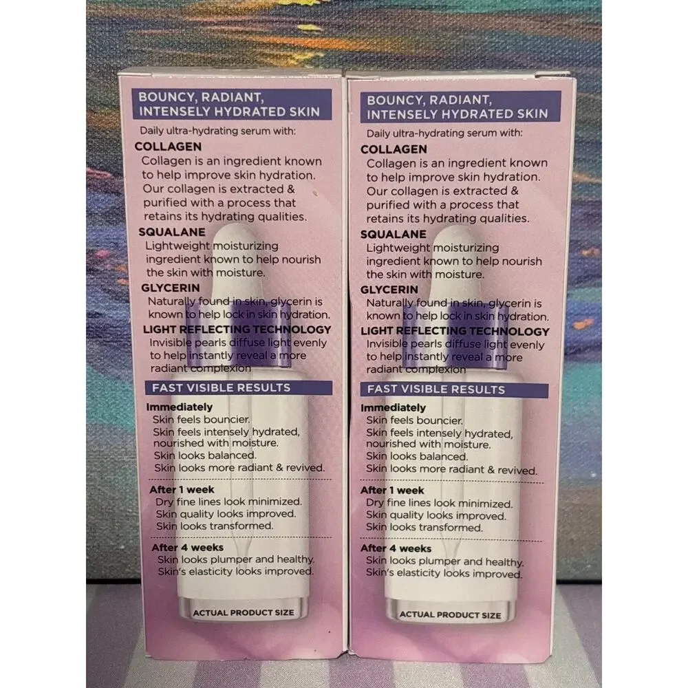 L’Oréal Paris Collagen Moisture Filler Moisture Bounce Serum 2-Piece Bundle